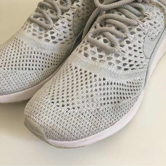 NIKE Air Max Thea Ultra Flyknit Pure Platinum Sneakers - Picture 6 of 12